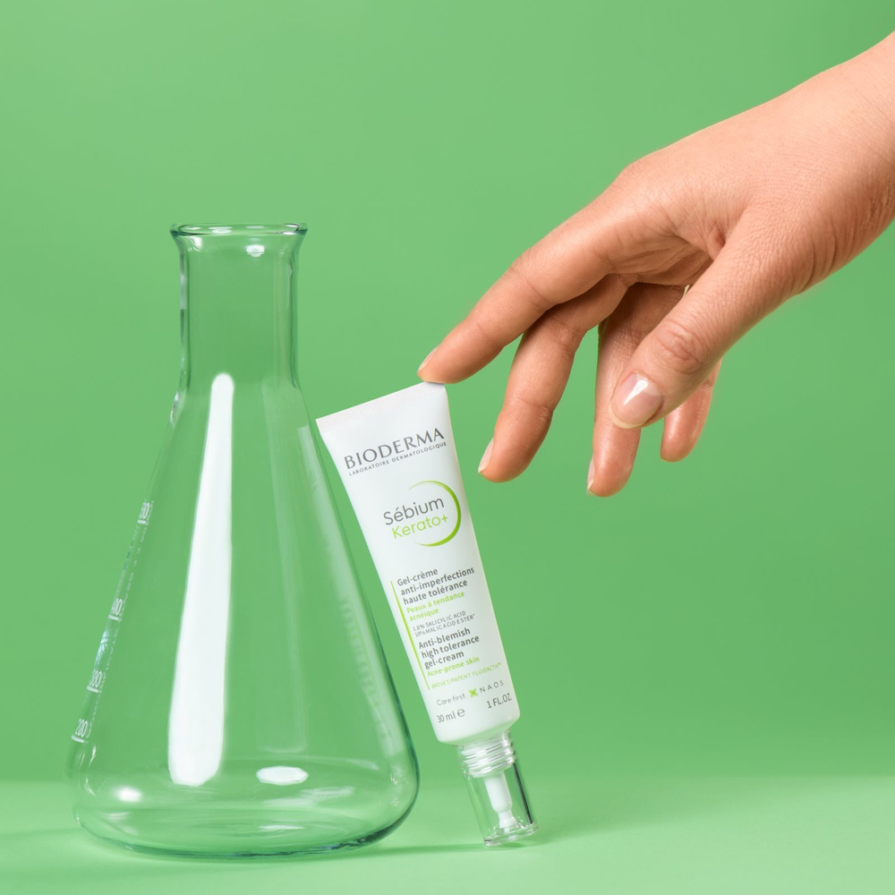 Bioderma Sebium Kerato+ - гель-крем от прыщей против несовершенств кожи /   30  ml  / GTIN 3701129805367