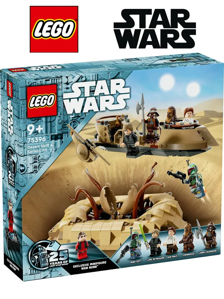 Конструктор Star Wars 75396 Пустынный Скиф и яма Сарлакка