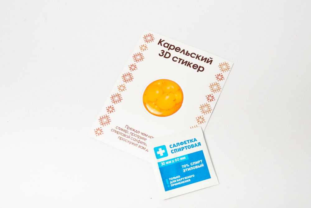 Карельский 3D‑стикер в ассортименте