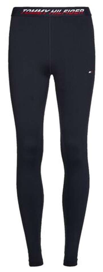 Leginsy Tommy Hilfiger RW Tape Legging - небесный