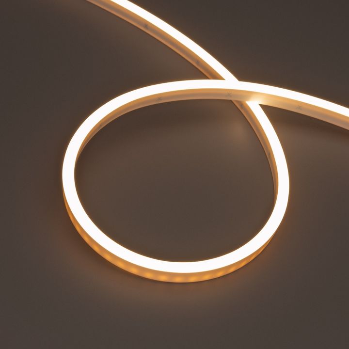 Светодиодная лента герметичная WAVE-SIDE-PU-A120-06x12mm 24V Warm3000 (8 W/m, IP68, 3m, wire x1) Arlight 052589