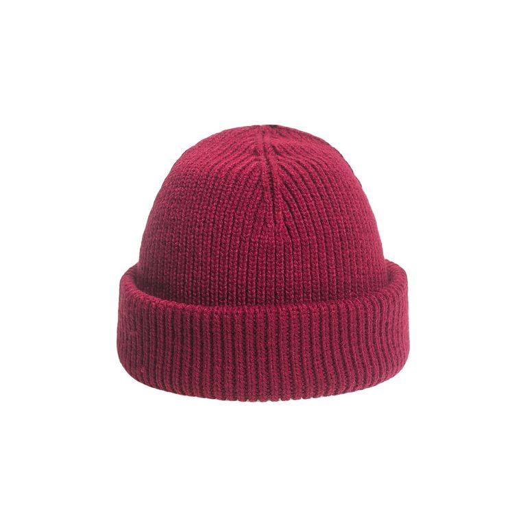 Шапка ТАЙНА Beanie Short, бордовый