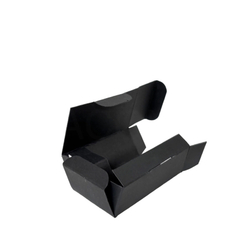 Коробка №14 27*45*75 Коробка для Автопарфюма с большим окном бесклеевая ЧЕРНАЯ