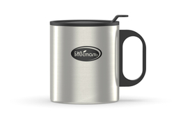 Термокружка Biostal (0,45 литра) с пластиковой ручкой и крышкой