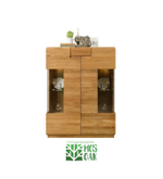 Шкаф с витриной Parma-21 из массива дуба