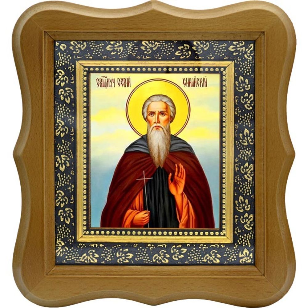 Сергий Синайский Преподобномученик. Икона на холсте.