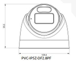 PVC-IP5Z-DF2.8PF Купольная 5Мп IP-камера с фиксированным объективом