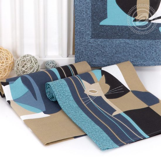 Набор полотенец из рогожки ГРАЦИЯ 45x60 см - 3 шт.