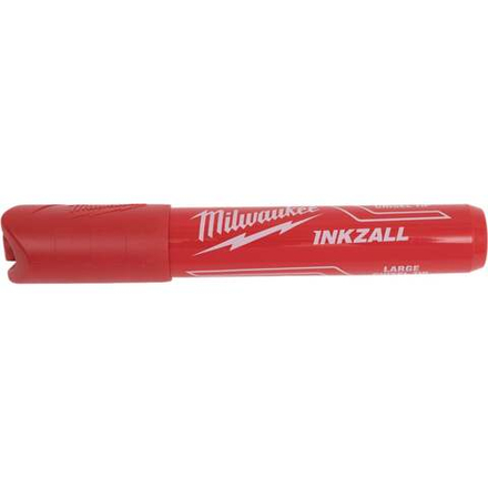 Большой красный маркер для стройплощадки Milwaukee INKZALL 4932471556