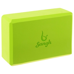 Опорный блок для йоги Sangh Green 23*15*8 см