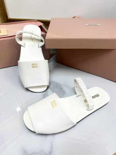 Шлепанцы MIU MIU