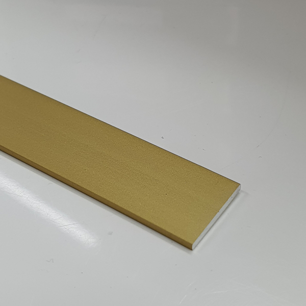 Полоса алюм. 15*1,5мм "DO-1" 2,2м Золото мат.