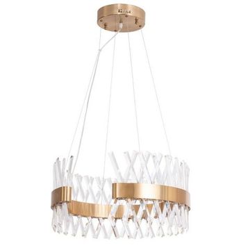 Люстра светодиодная подвесная 1685/01 SP-1 золото Corona Divinare