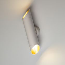 Светильник настенный ЭРА WL52 WH/GD 2*GU10 2*12Вт IP20 белый, золото