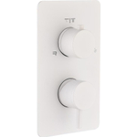 Встраиваемый смеситель для душа и ванны двухпроходной Boheme CELL 135-2-MW MATT WHITE