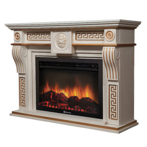 Портал Firelight Vittoriano 30 Белёный дуб с золотой патиной