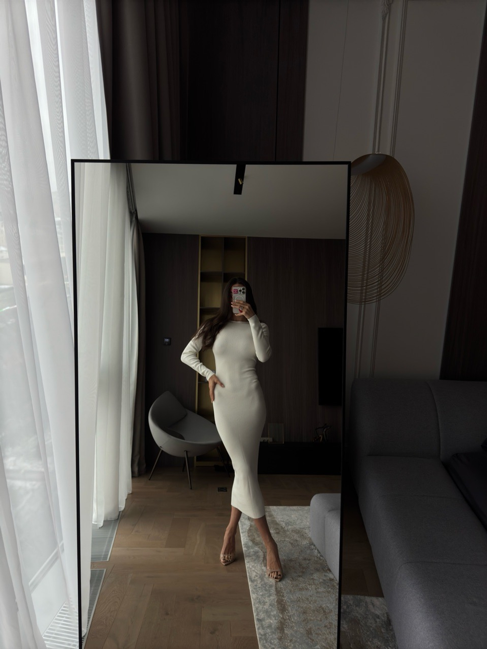 Платье DIANA с длинным рукавом