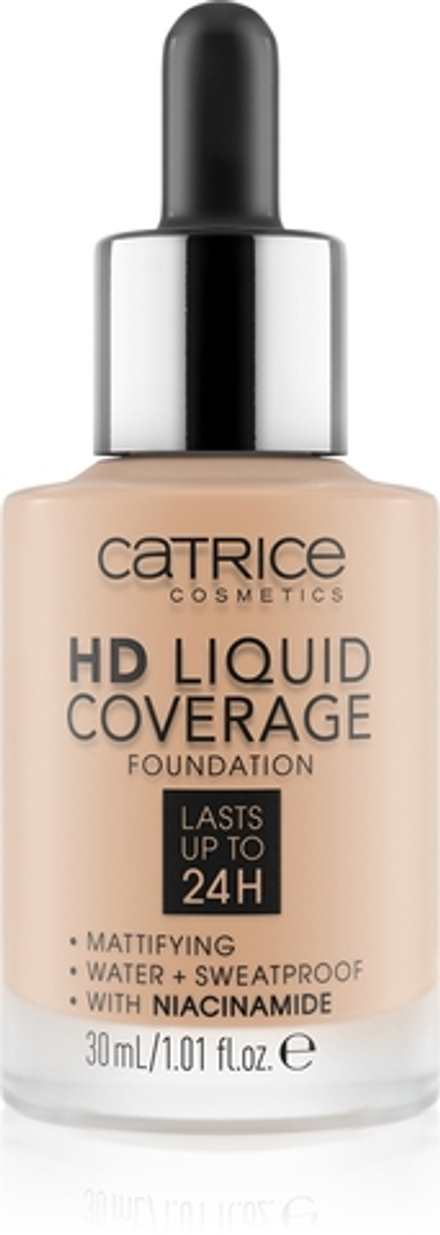 Catrice HD Liquid Coverage - Тональная основа оттенок 030 Sand Beige, 30 ml