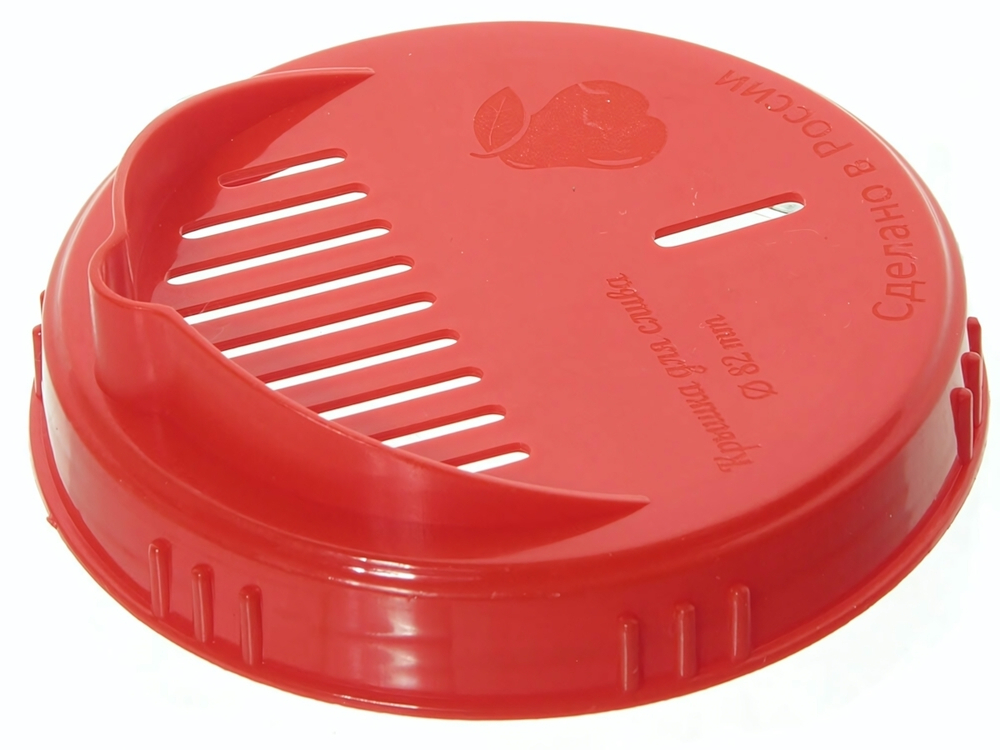 Крышка для слива винтовая 82мм цвет микс