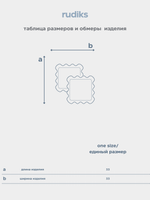 Сет хлопковых салфеток белый 33х33 см.