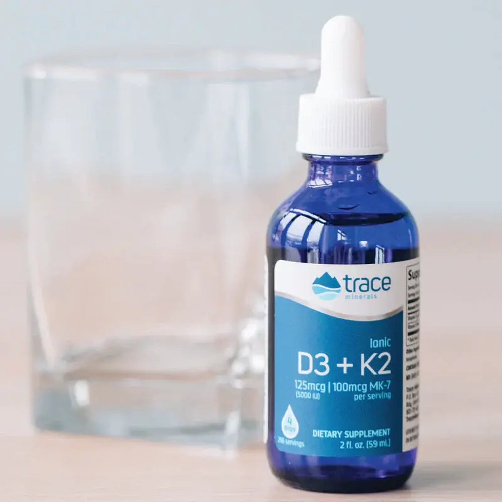 Ionic Vitamin D3+K2 (59мл) Trace Minerals Research