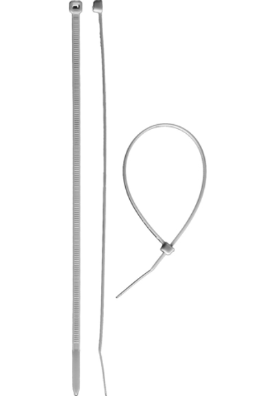 ЗУБР КС-Б1, 9 x 550 мм, нейлон РА66, 50 шт, белые, кабельные стяжки, Профессионал (309010-90-550)