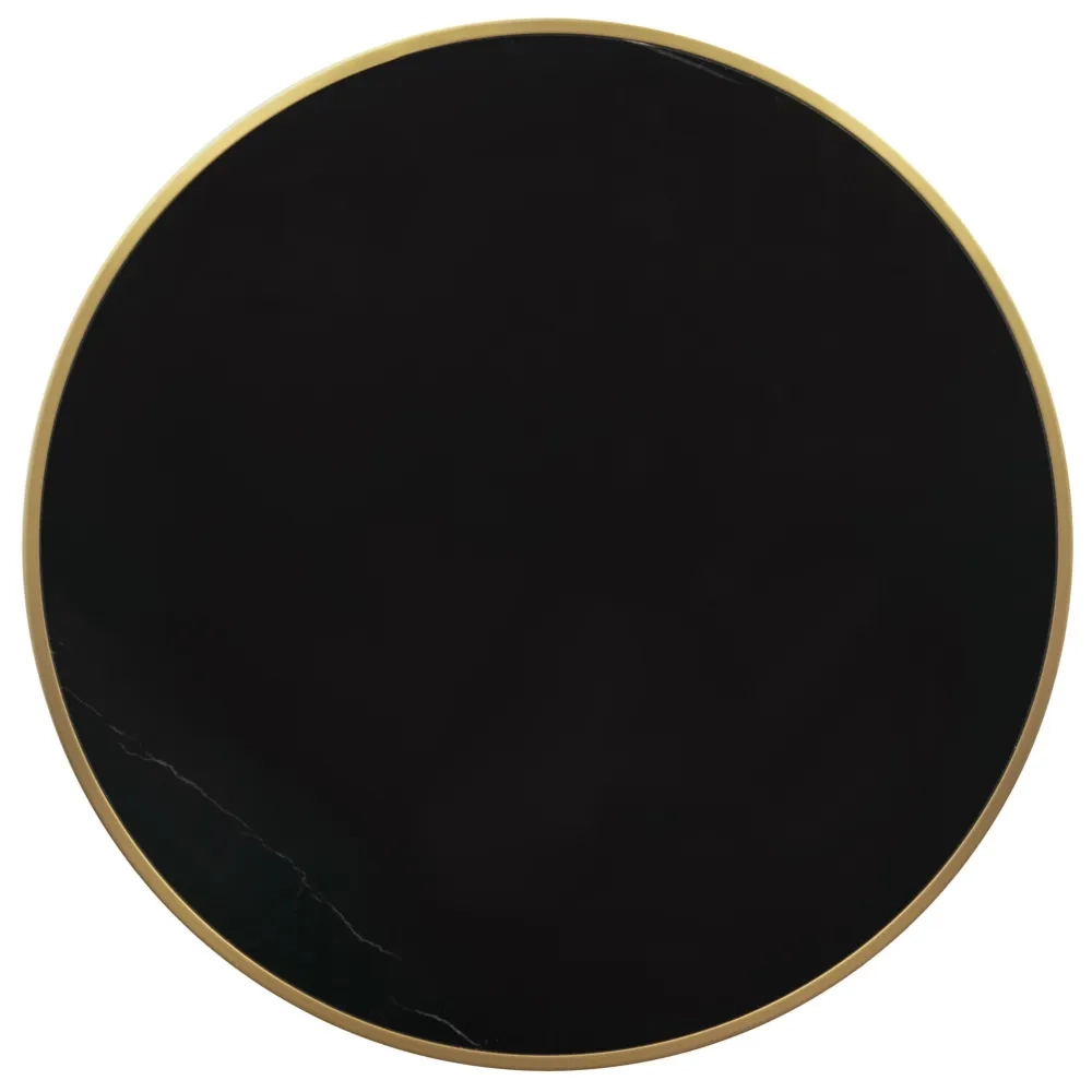 Кофейный столик Gloria диам.50см x 54см, чёрный, металл