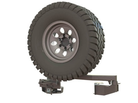 Калитка в штатный бампер Toyota Land Cruiser 200 (с квадратом по фаркоп)