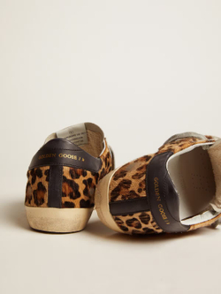 Super Star in leopard print leather
