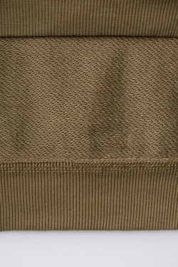 ZARA ТОЛСТОВКА С НАДПИСЬЮ, ХАКИ