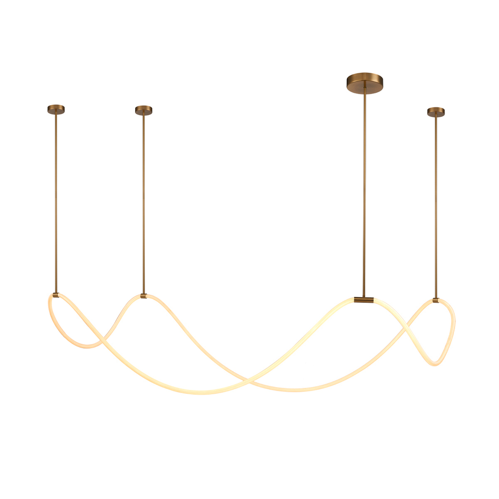 Подвесной светильник 10521P brass/white