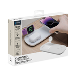 Беспроводная зарядная станция 3 в 1: iPhone, Apple Watch, Airpods 18Вт, белый