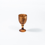 Деревянная рюмка (стопка) на ножке из дерева сибирский кедр R39