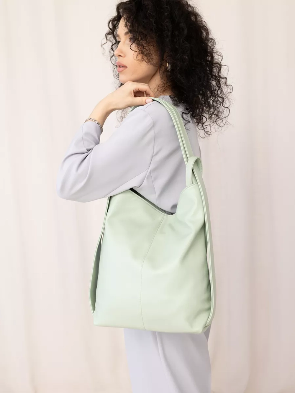 Сумка рюкзак через плечо большая трансформер