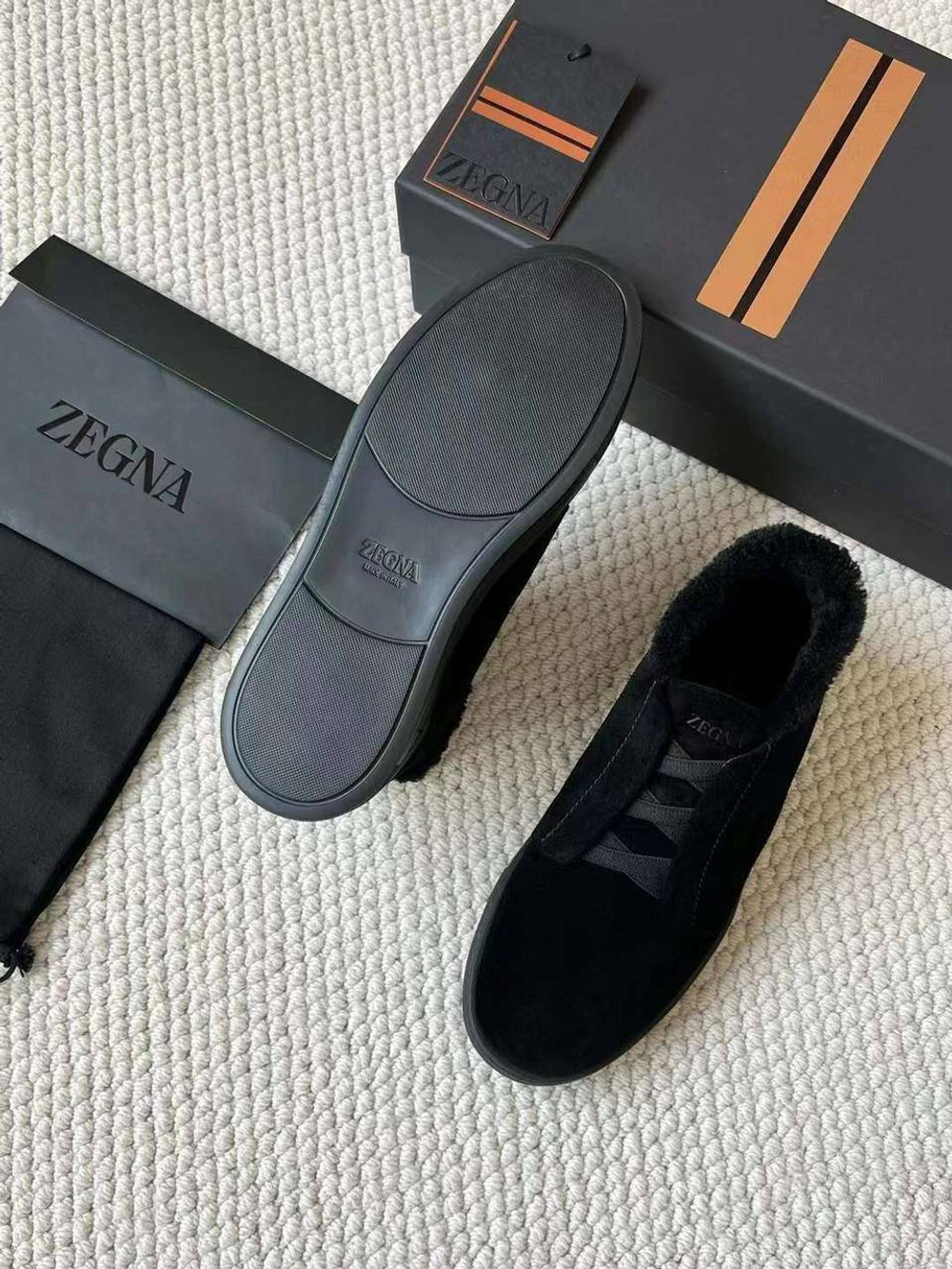 Высокие кеды Zegna