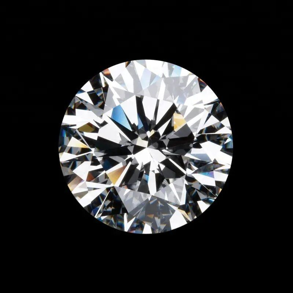 Бриллиант круглый 0,1 карат, чистота 6 А, Якутия возраст более 100 млн лет