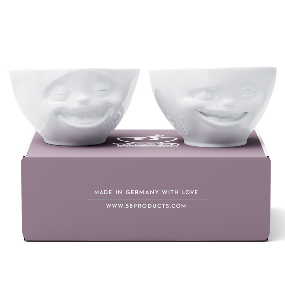 Набор чаш laughing & winking, 200 мл, белый, 2 шт.