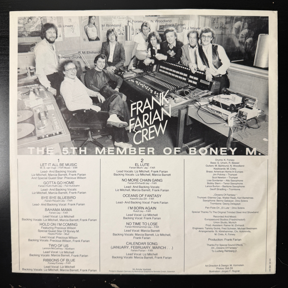 Boney M. ‎– Oceans Of Fantasy (Германия 1979г.)