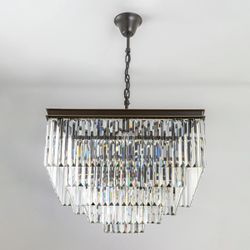 Citilux Мартин CL332241 Люстра хрустальная подвесная Прозрачная