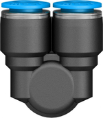 Разветвитель цанговый с резьбой, угловой Festo QSYL-3/8-8