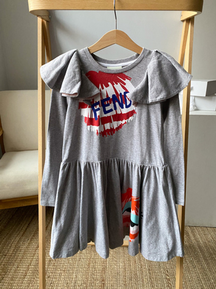 Хлопковое платье Fendi, 128