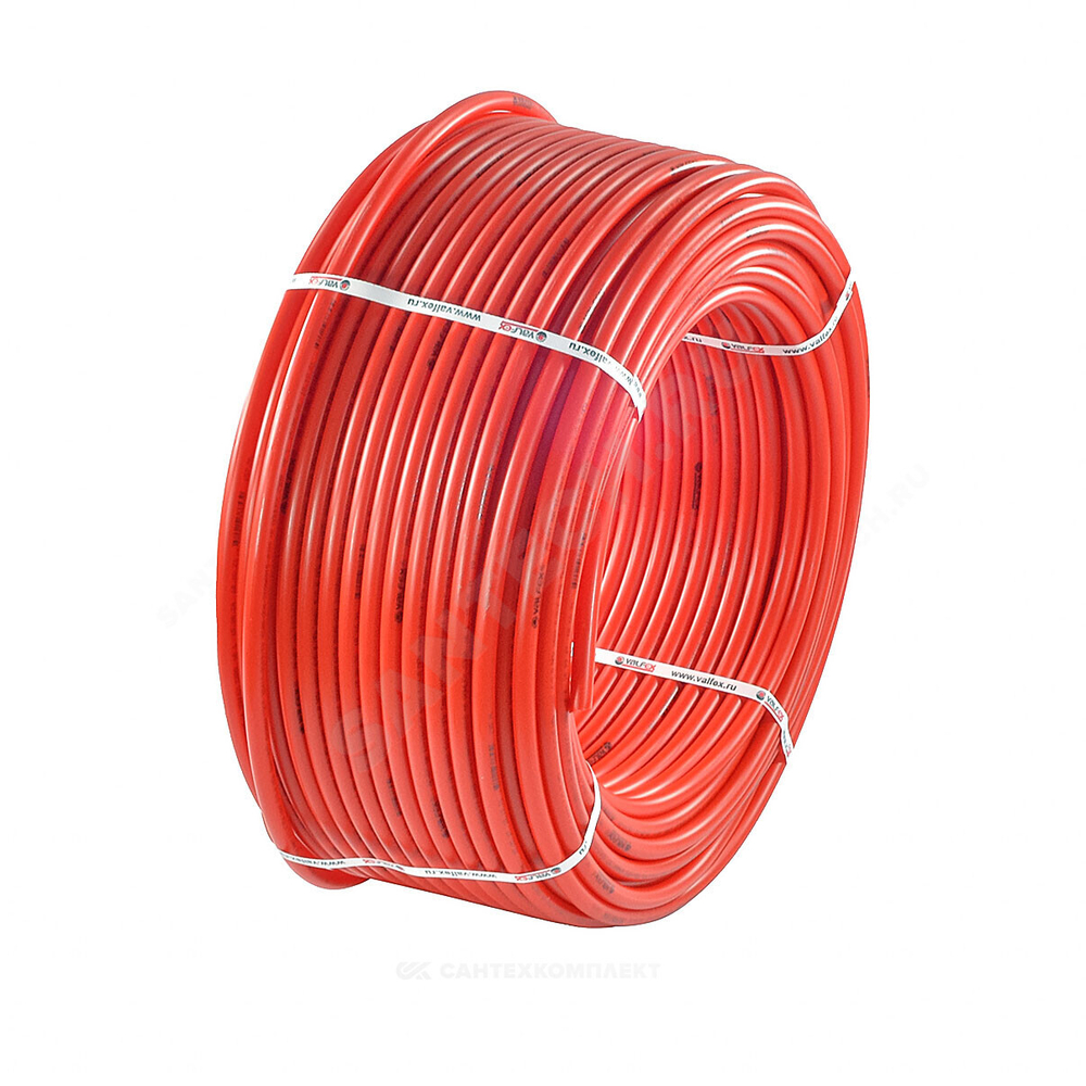 Труба PE-RT красная Дн 16х2,0 Тмакс=95C бухта 160м VALFEX 10104116P-0160