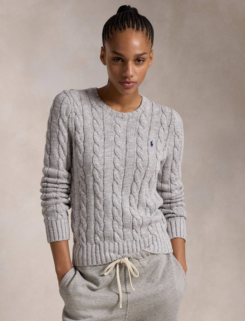 Свитер POLO RALPH LAUREN - серый(211947924)