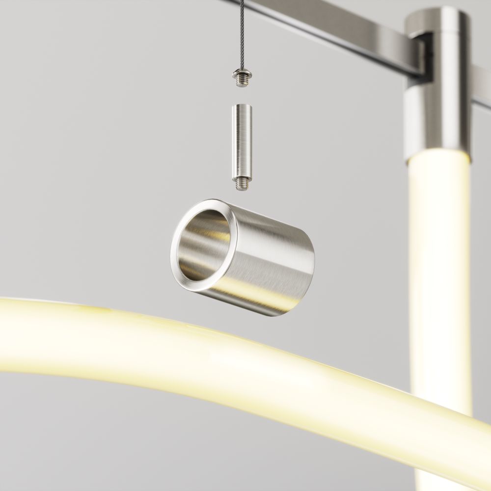 Потолочный коннектор с тросовым подвесом в шинопровод Maytoni Flarity   TRA154CSW-1PT