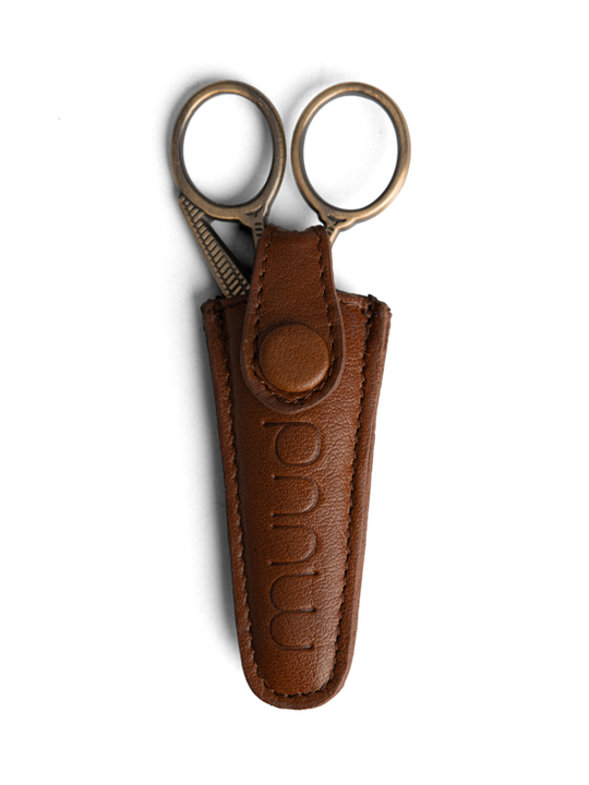 Чехол для ножниц MUUD  "Espoo" Rich Brown, 3,5 х 2 х 8 см
