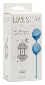 Вагинальные шарики Love Story One Thousand and One Nights Sky Blue