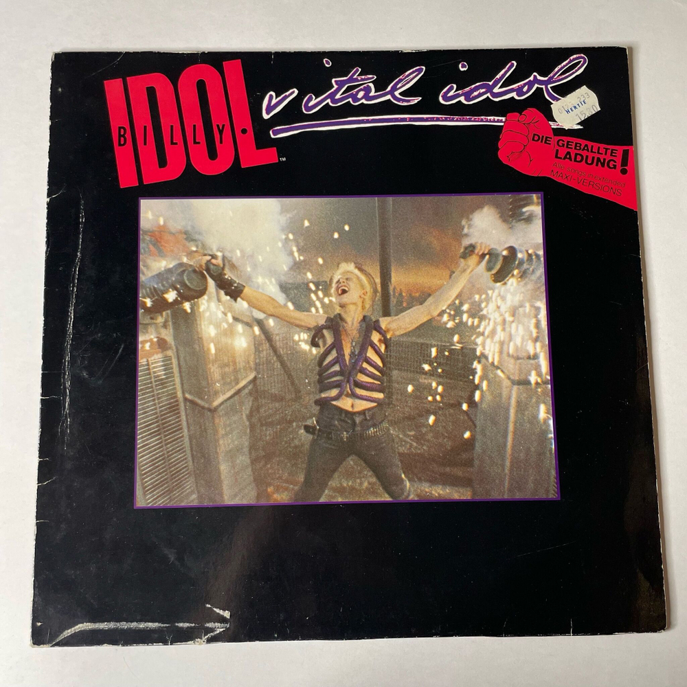 Винтажная виниловая пластинка LP Billy Idol Vital Idol (Germany 1985)