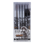 Ручка пиши-стирай "Манга" 0,5мм, синяя, 4 вида микс