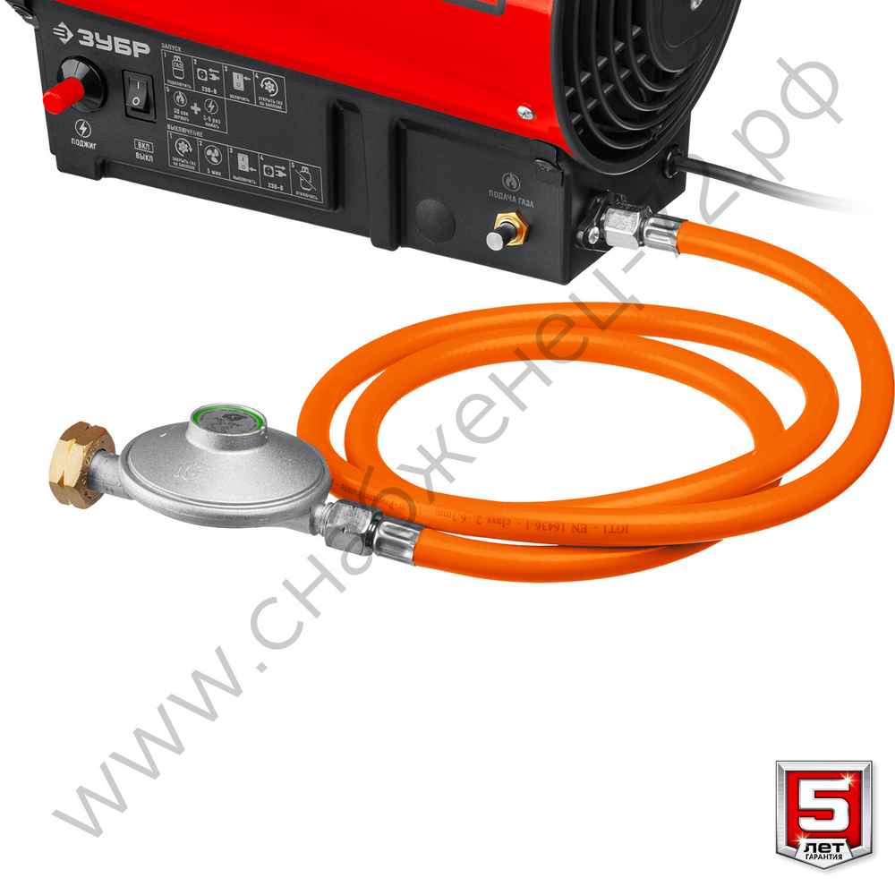 ЗУБР 12 кВт, газовая тепловая пушка (ТПГ-12)