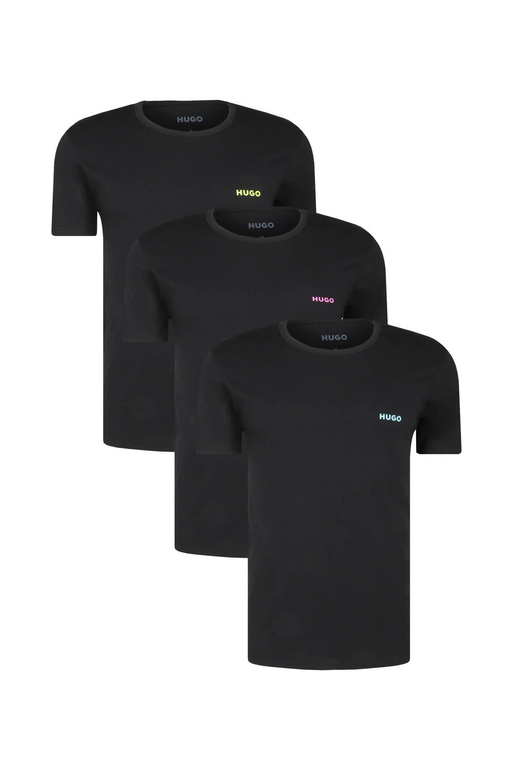 Футболка 3шт. Hugo Bodywear - черный(50480088)